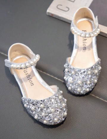Pantofi Shein, argintiu