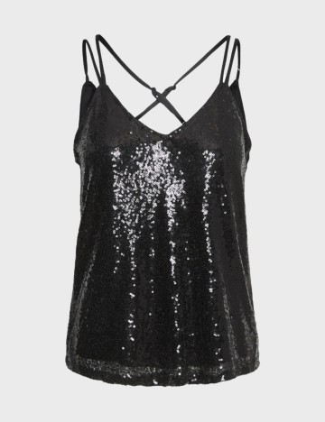 Top Vero Moda, negru