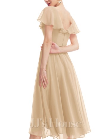 Rochie midi JJ"s HOUSE, bej