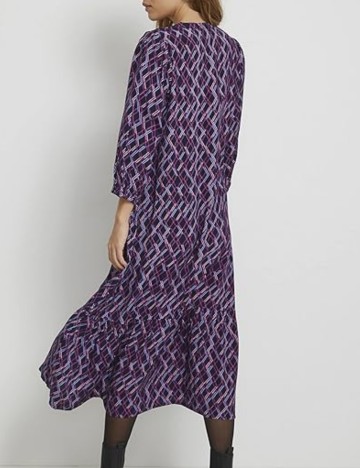 Rochie midi KAFFE, mix culori