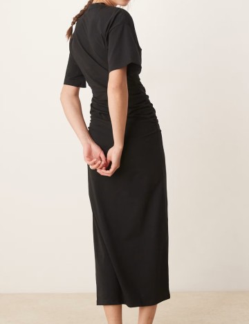 Rochie midi ASOS, negru