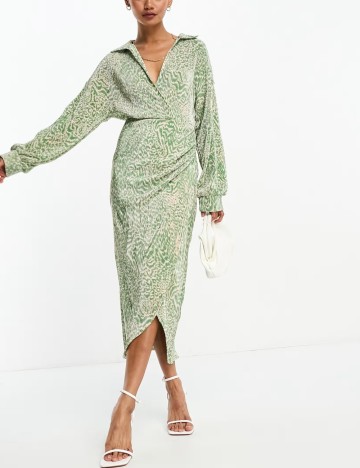 Rochie maxi ASOS, mix culori