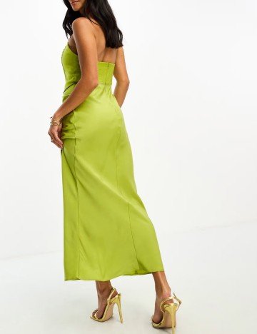 Rochie maxi ASOS, verde