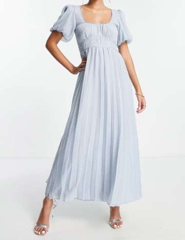Rochie maxi ASOS, albastru