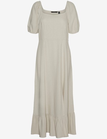 Rochie maxi Vero Moda, bej