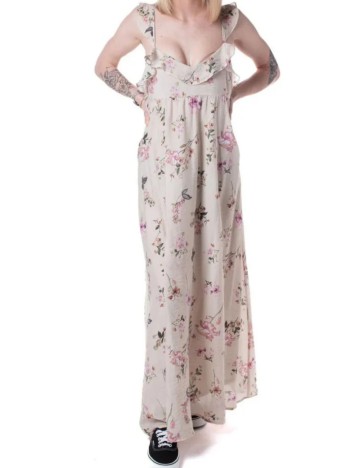 Rochie maxi Only, bej