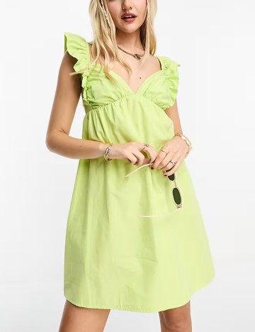 Rochie mini ASOS, verde
