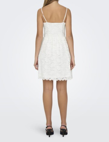 Rochie mini Only, alb