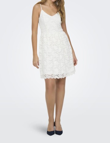 Rochie mini Only, alb