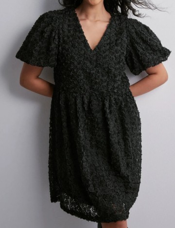 Rochie mini Pieces, negru