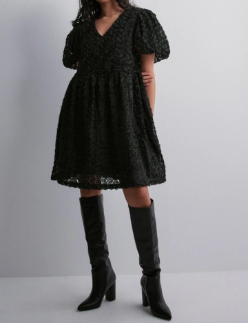 Rochie mini Pieces, negru