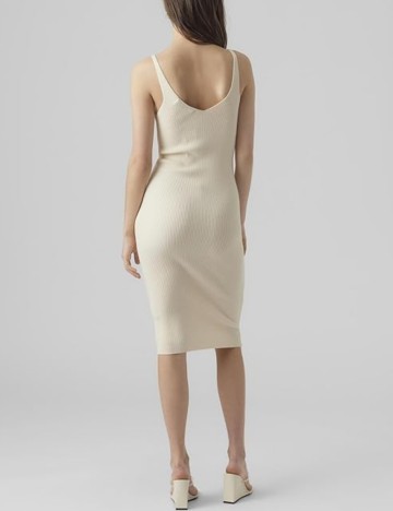 Rochie midi Vero Moda, crem