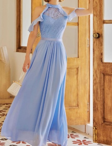 Rochie de ocazie Shein, albastru