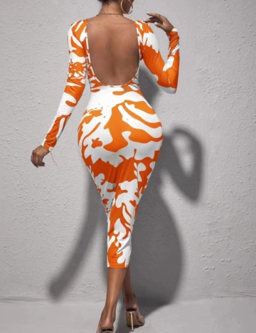 Rochie maxi Shein, mix culori