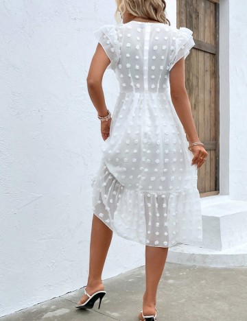 Rochie midi Shein, alb