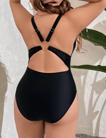 Costum de baie întreg Shein Curve+, negru
