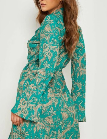 Rochie mini Boohoo, verde