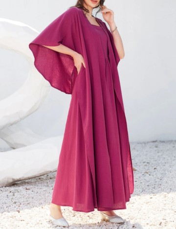 Set Rochie și Cardigan Shein, mov