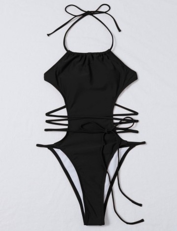 Costum de baie întreg Shein, negru