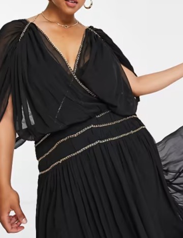 Rochie maxi ASOS, negru