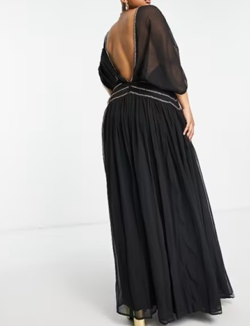 Rochie maxi ASOS, negru