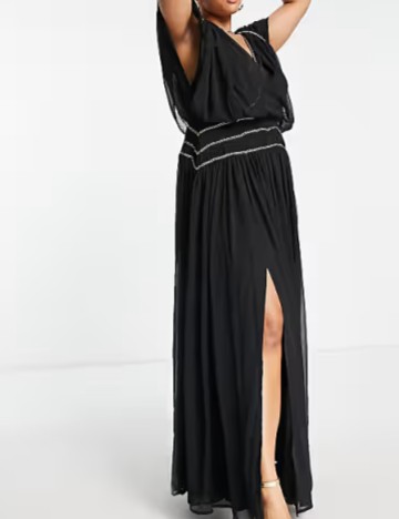 Rochie maxi ASOS, negru