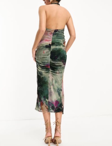 Rochie midi ASOS, mix culori