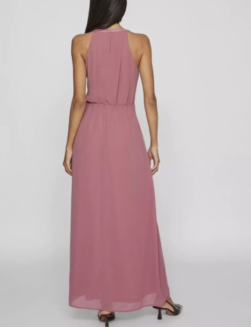 Rochie maxi Vila, roz