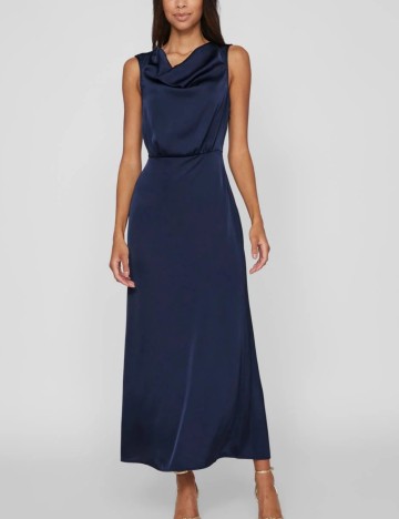 Rochie maxi Vila, albastru