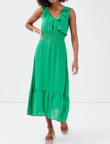 Rochie midi Cache Cache, verde