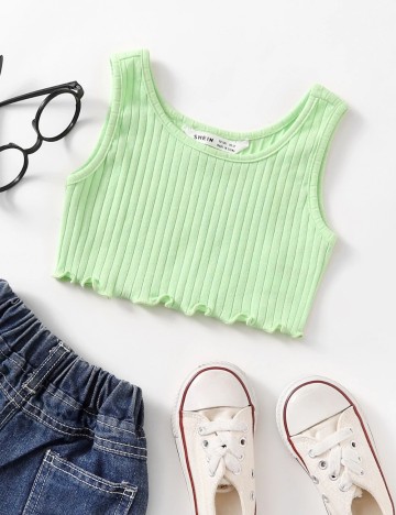 Top Shein, verde