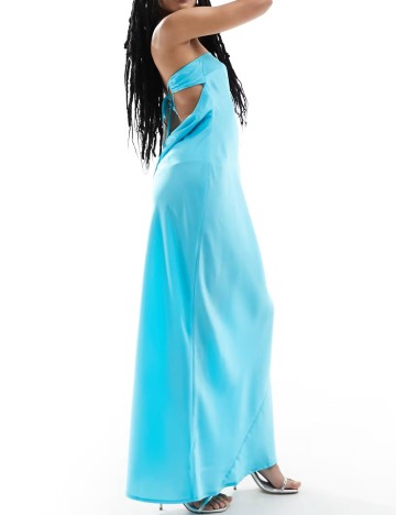Rochie maxi ASOS, albastru