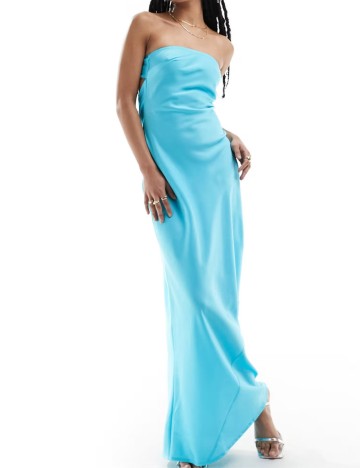 Rochie maxi ASOS, albastru