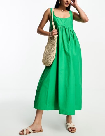 Rochie maxi ASOS, verde
