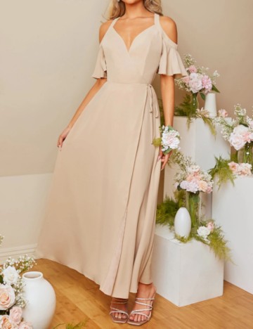 Rochie maxi Shein, bej