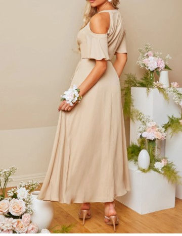 Rochie maxi Shein, bej