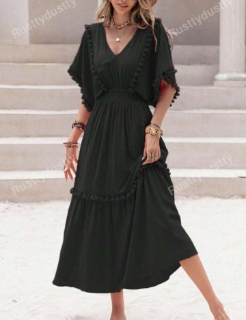 Rochie maxi Shein, negru