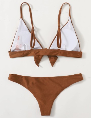 Costum de baie Shein, maro
