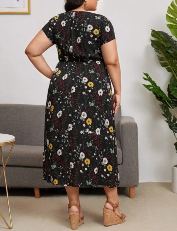 Rochie midi Emery Rose by Shein, mix culori