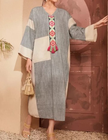 Rochie maxi Shein, mix culori