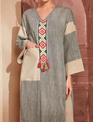 Rochie maxi Shein, mix culori