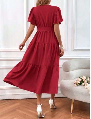 Rochie midi Shein, roșu