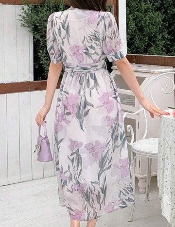 Rochie midi Shein, mix culori