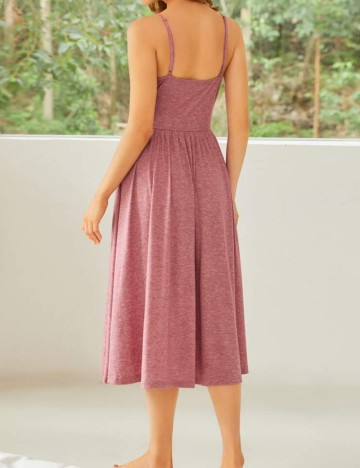 Rochie midi Shein Curve+, roz