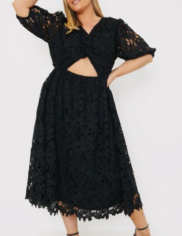 Rochie midi IN THE STYLE, negru