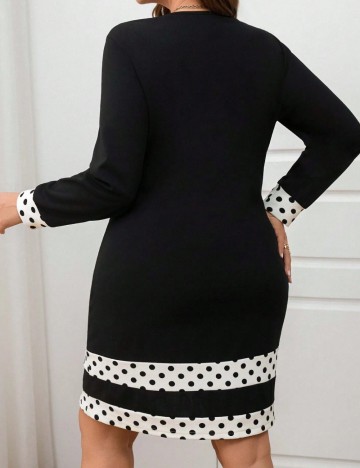 Rochie mini Shein Curve+, negru