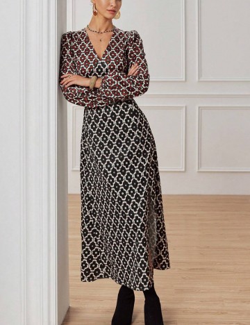 Rochie midi Shein, mix culori