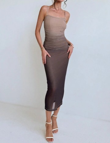 Rochie midi Shein, maro