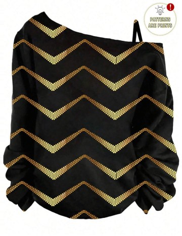 Bluză Shein Curve+, mix culori