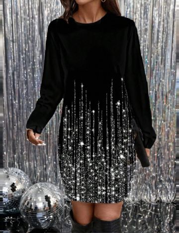 Rochie mini Shein, negru